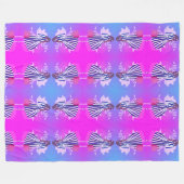 Preppy lila l hübsche Frauen in modernem Kleid Fleecedecke (Vorderseite (Horizontal))