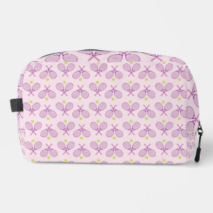 Preppy Lila Tennis Waschbeutel