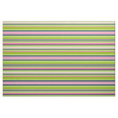 Preppy Lime Green, Pink und Navy Strip Stoff (Fat Quarter (45,7 x 55,9 cm))
