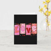 Preppy Love Valentine Nk Coquette Bow Girl Women K Karte (Gelbe Blume)