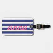 Preppy Luggage Tag Gepäckanhänger (Vorderseite horizontal)