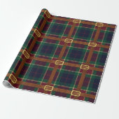 Preppy Lux Christmas Plaid Geschenkpapier (Ungerollt)