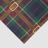 Preppy Lux Christmas Plaid Seidenpapier (Detail)