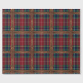 Preppy Lux Weihnachts-Plaid II Geschenkpapier (Flach)