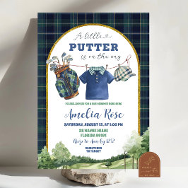Preppy Luxury Golf Baby Shower Invitation Einladung