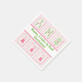 Preppy Mahjong Bams, Cracks & Bad Decision Serviette (Ecke)