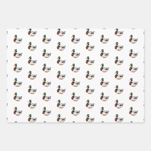 Preppy Mallard Duck Geschenkpapier Set (Vorderseite 2)