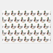 Preppy Mallard Duck Geschenkpapier Set (Vorderseite)