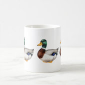 Preppy Mallard Duck Monogram Kaffeetasse (Mittel)