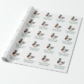 Preppy Mallard Duck Personalisiert Geschenkpapier (Ungerollt)