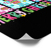 Preppy Merry Christmas Cute Nk Nutcracker Girl Wom Poster (Ecke)