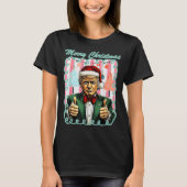 Preppy Merry Christmas Trump 2025 Xmas Make Xmas G T-Shirt (Vorderseite)