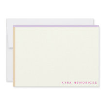 Preppy-Mod Strip-Flachnotierkarte