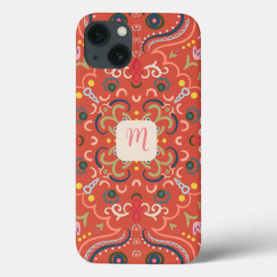 Preppy Monogram & Colorful Case-Mate iPhone Hülle