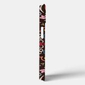 Preppy Monogram & Colorful Case-Mate iPhone Hülle (Rückseite / Rechts)
