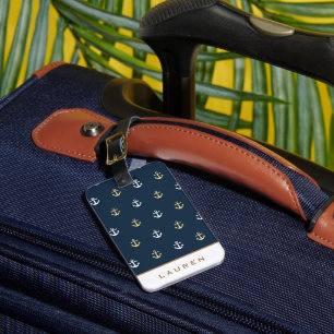 Preppy-Monogram-Gepäckmarke Gepäckanhänger