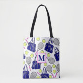 Preppy Monogram Tennavy Tasche (Vorderseite)