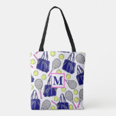 Preppy Monogram Tennavy Tasche (Rückseite)