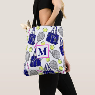 Preppy Monogram Tennavy Tasche