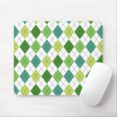 Preppy-Mousepad in grüner, Aquamariner und Limoner Mousepad (Mit Mouse)