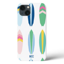 Preppy Multi Pattern Surfboards Personalisiert