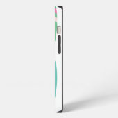 Preppy Multi Pattern Surfboards Personalisiert iPhone Hülle (Linke Seite)