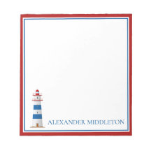 Preppy Nautical Lighthouse Personalisiert