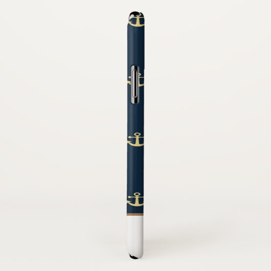 Preppy Nautical ⎢ Monogram iPhone Case (Hinten/Rechts)