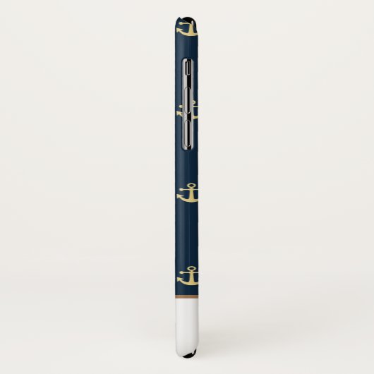 Preppy Nautical ⎢ Monogram iPhone Case (Hinten/Links)