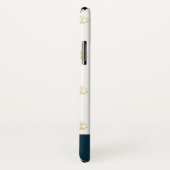 Preppy Nautical ⎢ Monogram iPhone Case (Hinten/Rechts)