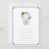 Preppy Navy & Chartreuse Boy Baby Shooting Party Einladung (Vorderseite)