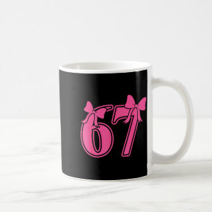 Preppy-Nk-Coquette-Schleifen-Spitze 67 Six Seven M Kaffeetasse