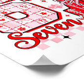 Preppy Nk Valentine 67 Six Seven Meme Valentines D Poster (Ecke)