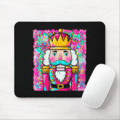Preppy Nutcracker Merry Christmas Xmas Pajamas Wom Mousepad (Mit Mouse)