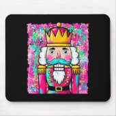 Preppy Nutcracker Merry Christmas Xmas Pajamas Wom Mousepad (Vorne)