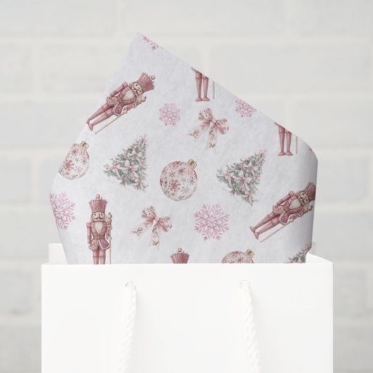 Preppy Nutcracker Weihnachtswackelpapier Seidenpapier (Geschenk Tasche)