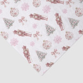 Preppy Nutcracker Weihnachtswackelpapier Seidenpapier (Detail)