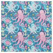 Preppy Octopus Garden Stoff (Muster)