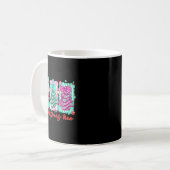 Preppy Oh Christmas Tree Funny Xmas Cakes Retro Co Kaffeetasse (Vorderseite Links)