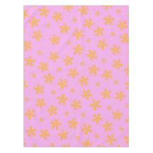 Preppy Orange Pink Hippie Blume Muster