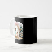 Preppy Painted Christian Nativity Scene God Faith Kaffeetasse (Vorderseite Links)
