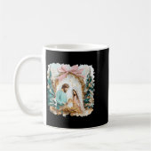 Preppy Painted Christian Nativity Scene God Faith Kaffeetasse (Links)
