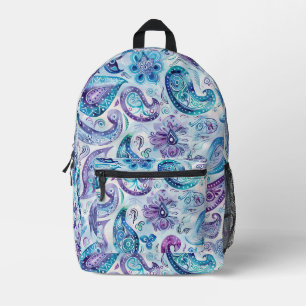 Preppy Paisley Backpack Bedruckter Rucksack