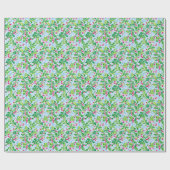 Preppy Palm Beach Christmas Holly Geschenkpapier (Flach)