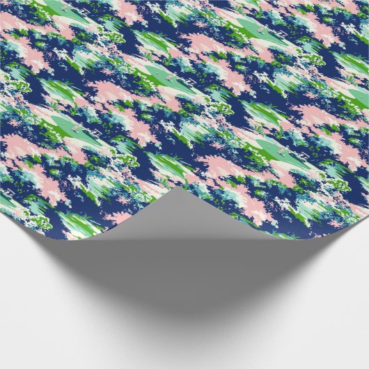 Preppy Palm Beach Golf Geschenkpapier (Ecke)