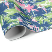 Preppy Palm Beach Golf Geschenkpapier (Rolleneckpunkt)