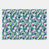 Preppy Palm Beach Golf Geschenkpapier Set (Vorderseite 3)