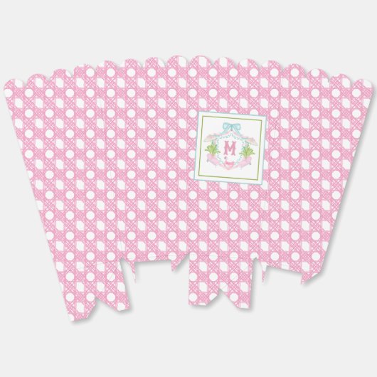 Preppy Palm Beach Monogram Crest Geschenkschachtel (Ungeklappt)