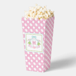 Preppy Palm Beach Monogram Crest Geschenkschachtel