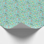 Preppy Palm Beach Print Bermuda Geschenkpapier (Ecke)